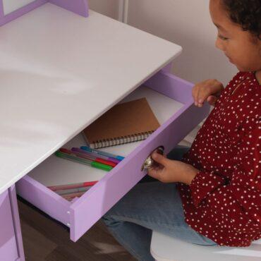 مكتبة دراسة للأطفال كيد كرافت Kidkraft Study Desk W/ Chair
