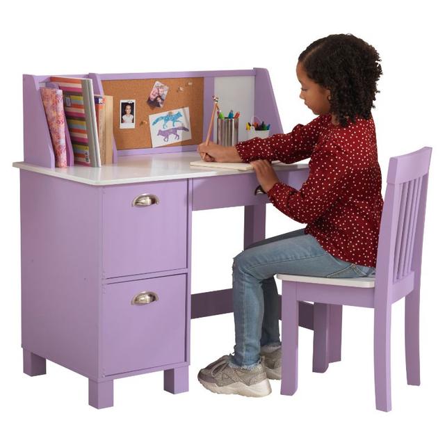 مكتبة دراسة للأطفال كيد كرافت Kidkraft Study Desk W/ Chair - SW1hZ2U6Njk5Mjgw