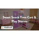 مطبخ اللعب للأطفال كيد كرافت Kidkraft Sweet Snack Time Cart & Play Kitchen - SW1hZ2U6Njk5NDE3