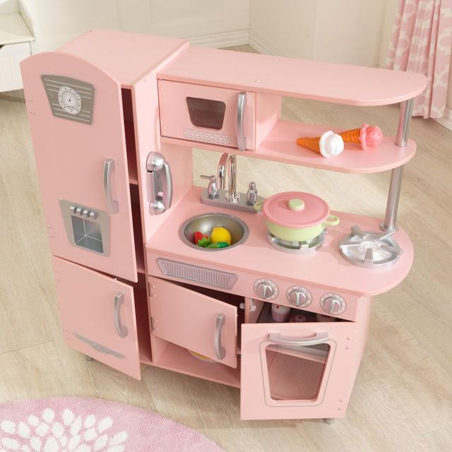 مطبخ اللعب للأطفال كيد كرافت Kidkraft Vintage Play Kitchen - SW1hZ2U6Njk5NzYx