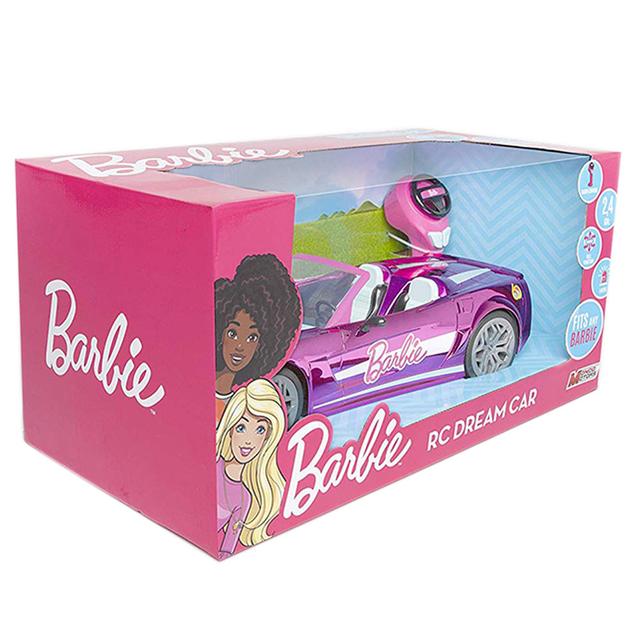 لعبة سيارة تحكم عن بعد للأطفال 8كم/س - زهري Barbie RC Dream Car-Mondo - SW1hZ2U6NjkxNDQx