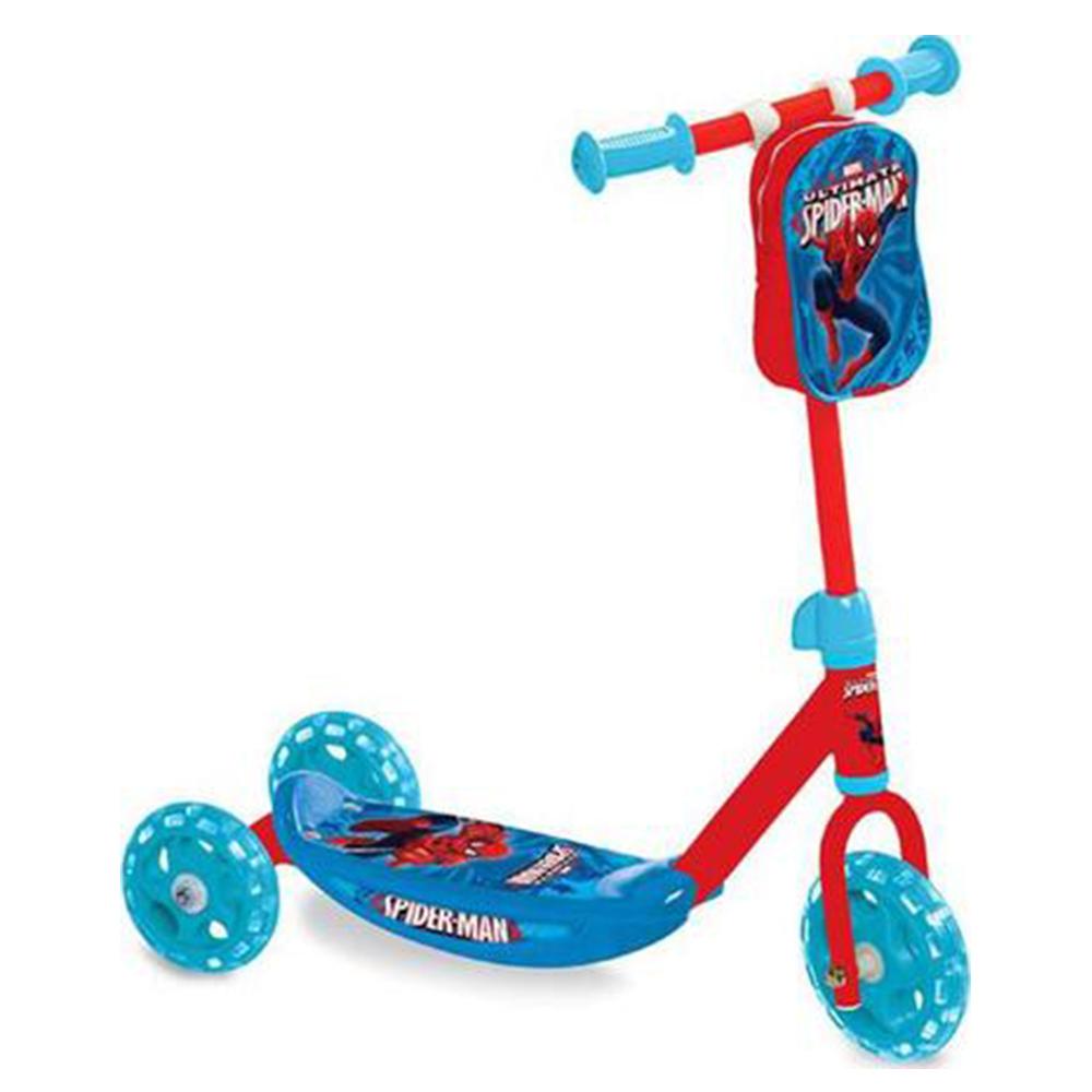 سكوتر اطفال ثلاثي العجلات مع حقيبة - أزرق و أحمر Mondo 3 Wheels Scooter With Bag