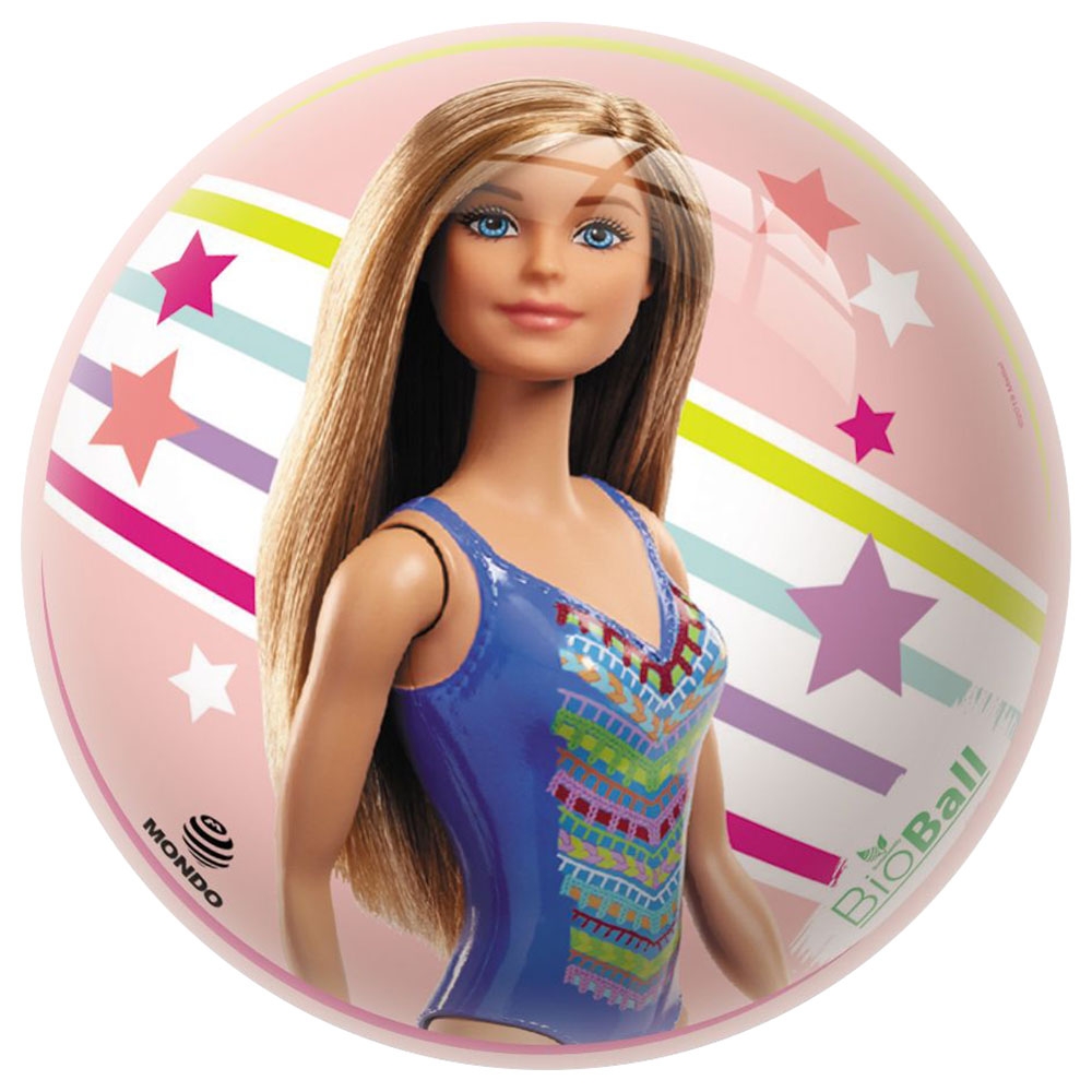 كرة اطفال (كورة بلاستيك) 23 سم PVC Ball Barbie - Mondo