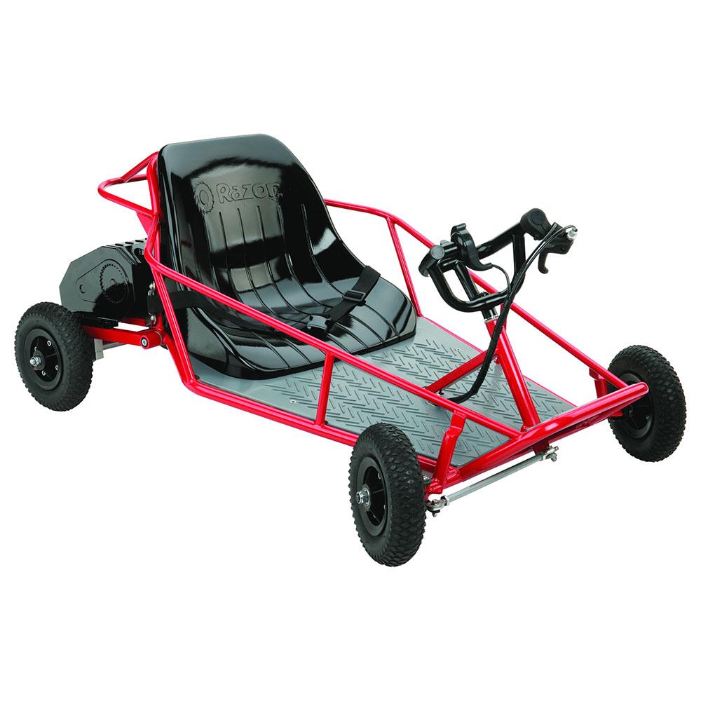 سكوتر كهربائي رباعي العجلات للاطفال 14 كم/س- أحمر Electric Offroad Dune Buggy Scooter - Razor