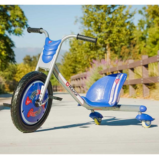 سيكل درفت دراجة اطفال ثلاثية العجلات - أزرق Razor Riprider 360 Caster Trike - SW1hZ2U6NjkxMDg3