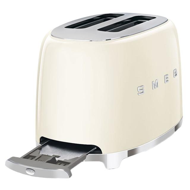 Smeg 2 Slice Toaster 50's Retro Style - Cream - SW1hZ2U6NzAxNzQy