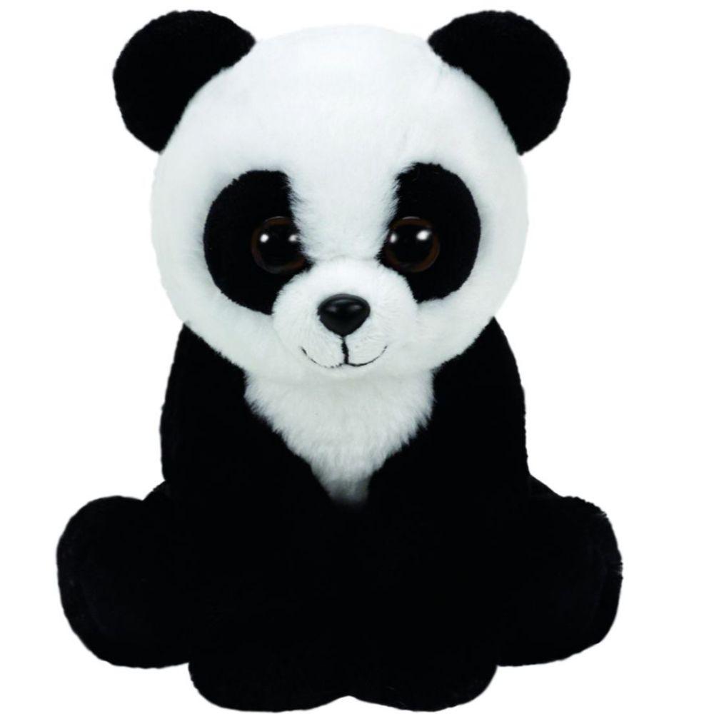 دمية محشوة على شكل باندا Ty Beanie Babies Panda Bamboo Regular