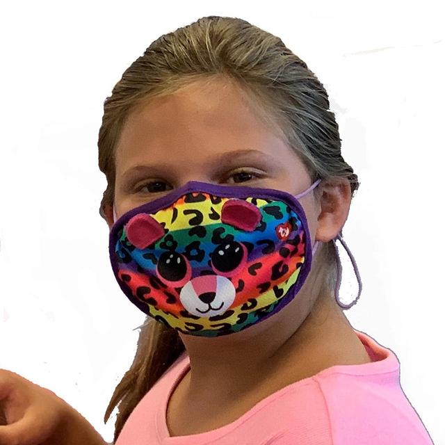 قناع وجه للأطفال ملون Ty Beanie Boo Face Mask Leopard Dotty - SW1hZ2U6Njk0MDgx