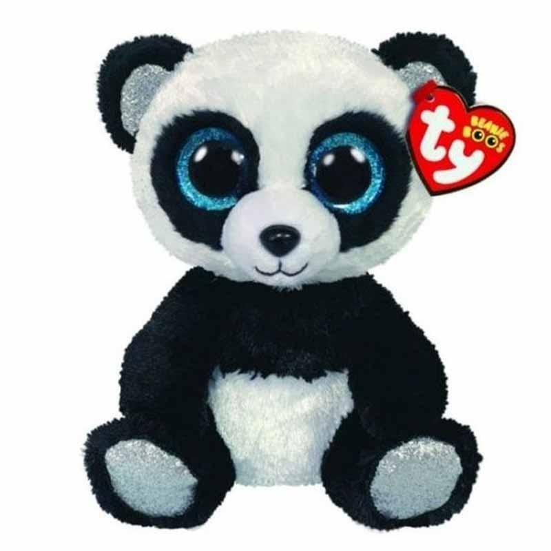 دمية للأطفال على شكل باندا بحجم 6 انش Ty Beanie Boos Panda Bamboo
