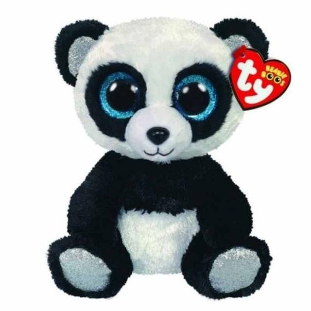 Ty - Beanie Boos Panda Bamboo 6" - Black/White - Regular - SW1hZ2U6Njk0NDIx