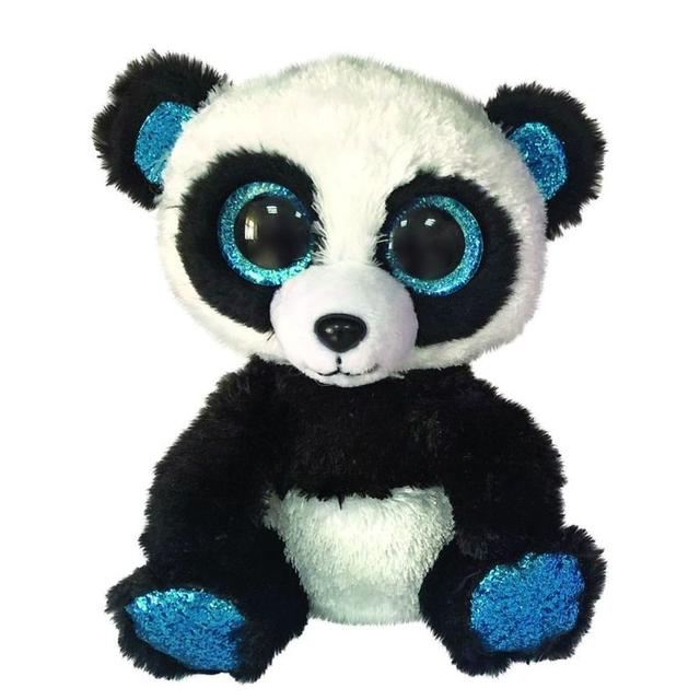 دمية على شكل باندا قياس 9 بوصة لون أبيض و أسود للأطفال Ty Beanie Boos Panda Bamboo - SW1hZ2U6Njk0MzM0