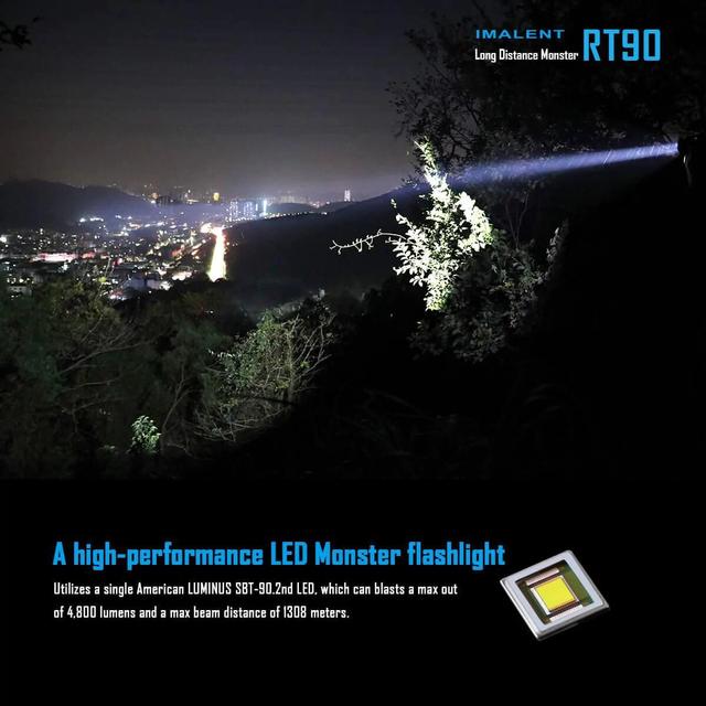 Imalent RT90 Flashlight 4800 lumens - SW1hZ2U6Njg3MDI4