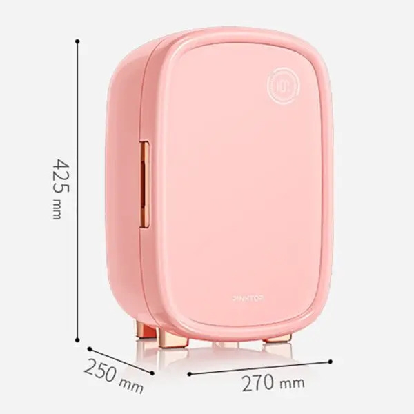 ثلاجة مكياج صغيرة 12 لتر Pinktop Beauty Refrigerator Skincare Cosmetics Fridge