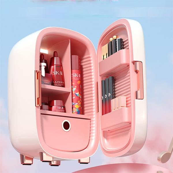 ثلاجة مكياج صغيرة 12 لتر Pinktop Beauty Refrigerator Skincare Cosmetics Fridge - SW1hZ2U6OTQ2NTAy