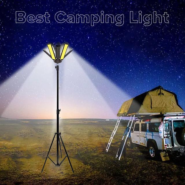 كشاف ليد خارجي صنارة للرحلات 15000 لومن Toby’s VIP-10 Pro Sanara Camping Light 5 Led Light Set 150-W - SW1hZ2U6OTQ3Njk0