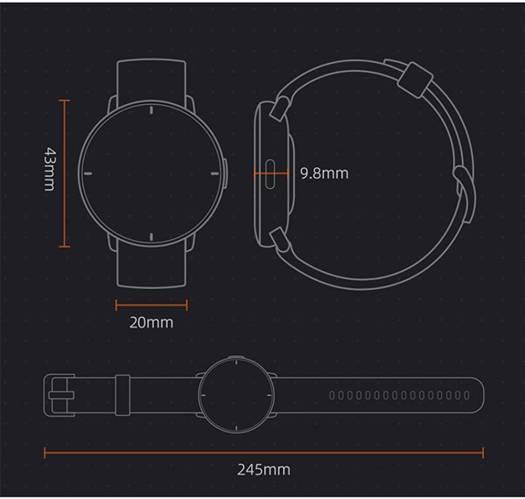 ساعة ذكية ميبرو لايت شاومي Mibro Lite Smartwatch مقاس 1.3 بوصة - SW1hZ2U6NzExMzMw