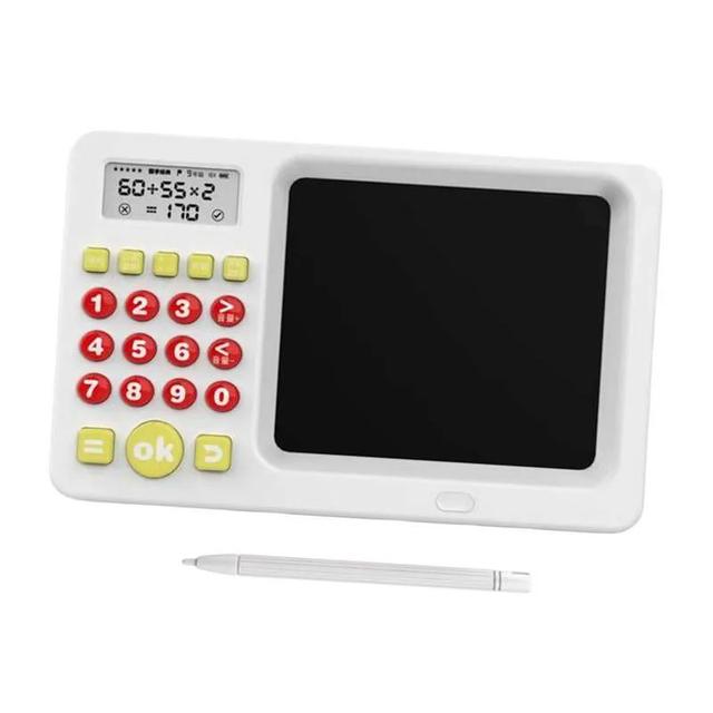 لوح كتابة للأطفال مع آلة حاسبة Writing Tablet & Calculator Early Education Learning Machine - SW1hZ2U6NzEwODI0