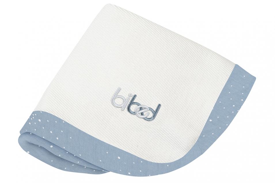 غطاء مرتبة سرير للأطفال أزرق بيبي موف Bibed Baby Mattress Cover Boy - Babymoov