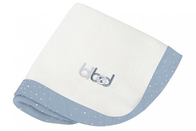 غطاء مرتبة سرير للأطفال أزرق بيبي موف Bibed Baby Mattress Cover Boy - Babymoov - SW1hZ2U6OTE3NDM2