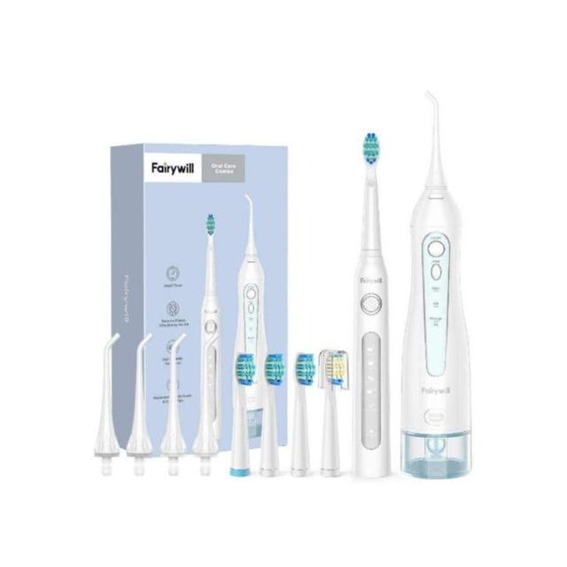 Fairywill Oral Care Combo 5020E Water Flosser + 507 Toothbrush - SW1hZ2U6OTU1MTI2
