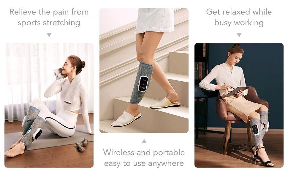 جهاز مساج الأرجل الإحترافي SKG Bm3 Leg Massager With Heat - cG9zdDo3MDk0MDA=