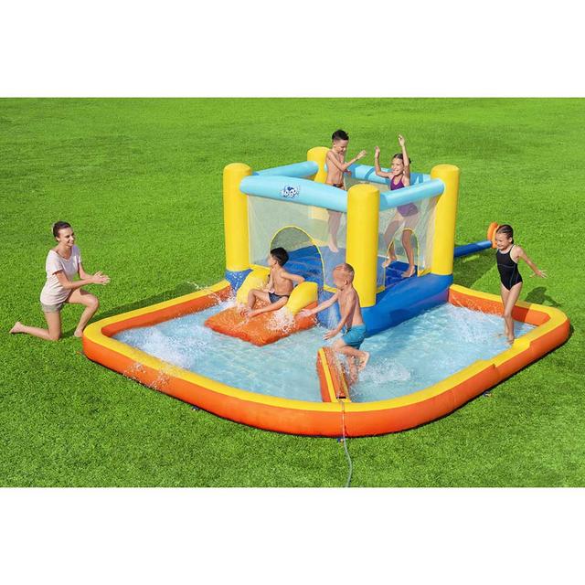 مسبح بيست واي  للأطفال مع زحليقة Bestway H2OGO Beach Bounce Water Park 365 x 340 x 152 cm - SW1hZ2U6OTE2MjA5