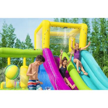 مسبح بيست واي للأطفال مع زحليقة Bestway H2OGO Splash Course Mega Water Park 710 x 310 x 265 cm - 8}