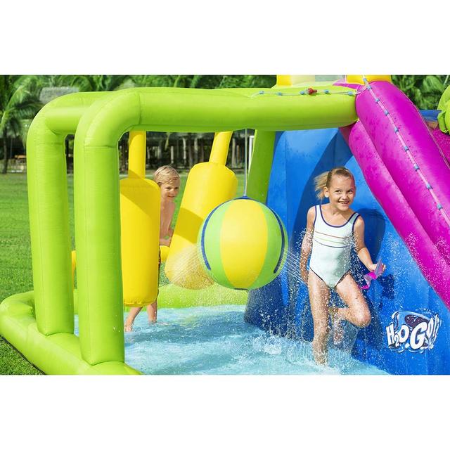 مسبح بيست واي للأطفال مع زحليقة Bestway H2OGO Splash Course Mega Water Park 710 x 310 x 265 cm - SW1hZ2U6OTE2NDM2