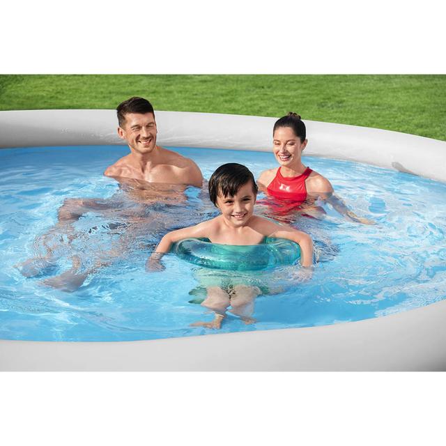Bestway - Fast Set Round Inflatable Pool Set 366 x 76 cm - Grey - SW1hZ2U6OTE1ODk0