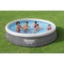 Bestway - Fast Set Round Inflatable Pool Set 366 x 76 cm - Grey - SW1hZ2U6OTE1ODg0