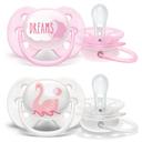 Philips Avent - Ultra Soft Soother 0-6M - Pack of 2 - Pink - SW1hZ2U6OTQ0NDc4