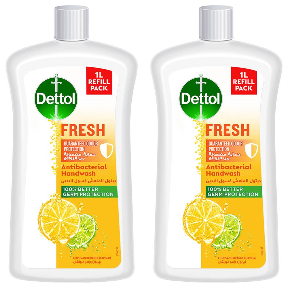 عرض صابون سائل لليدين بالليمون وزهر البرتقال 1 لتر ديتول Dettol Citrus & Orange Blossom Handwash