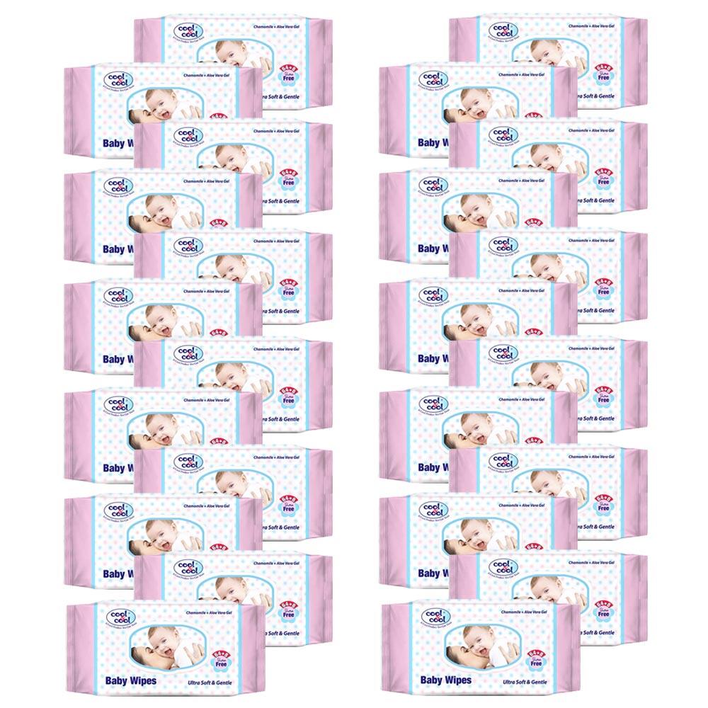 وايبس للأطفال حزمة 72×24 منديل كول اند كول Cool & Cool Baby Wipes