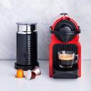 ماكينة قهوة اينسيا مع خافق حليب أحمر 0.7لتر نسبريسو  NESPRESSO Inissia C40 with Aeroccino Coffee Machine - SW1hZ2U6OTQzNTM0