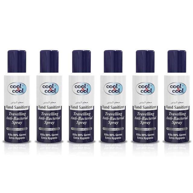 Cool &amp; Cool Cool & Cool Hand Sanitizer Travelling Spray 200ml Pack of 6 - SW1hZ2U6OTM1NzY3
