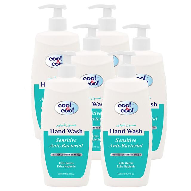 Cool &amp; Cool Cool & Cool - Anti-Bacterial Hand Wash Sensitive 500ml x7 - SW1hZ2U6OTM1OTUz