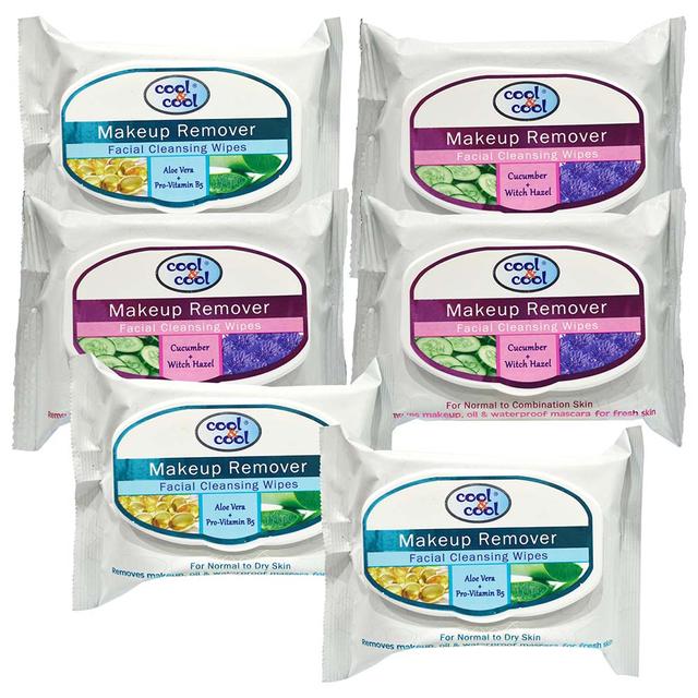 Cool &amp; Cool Cool & Cool - Make Up Removing & Cleansing Wipes 25's x7 - SW1hZ2U6OTM2MDA4