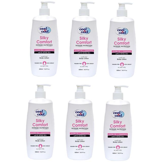 Cool &amp; Cool Cool & Cool - Body Lotion Silky Comfort 500ml Pack of 6 - SW1hZ2U6OTM1ODU4