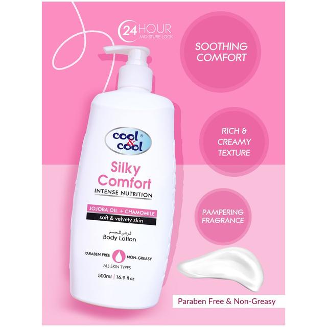 Cool &amp; Cool Cool & Cool - Body Lotion Silky Comfort 500ml Pack of 6 - SW1hZ2U6OTM1ODYw