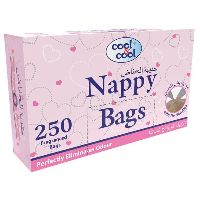 Cool & Cool Cool & Cool - Premium Baby Wipes + Nappy Bags 250's - SW1hZ2U6OTM2MjIw