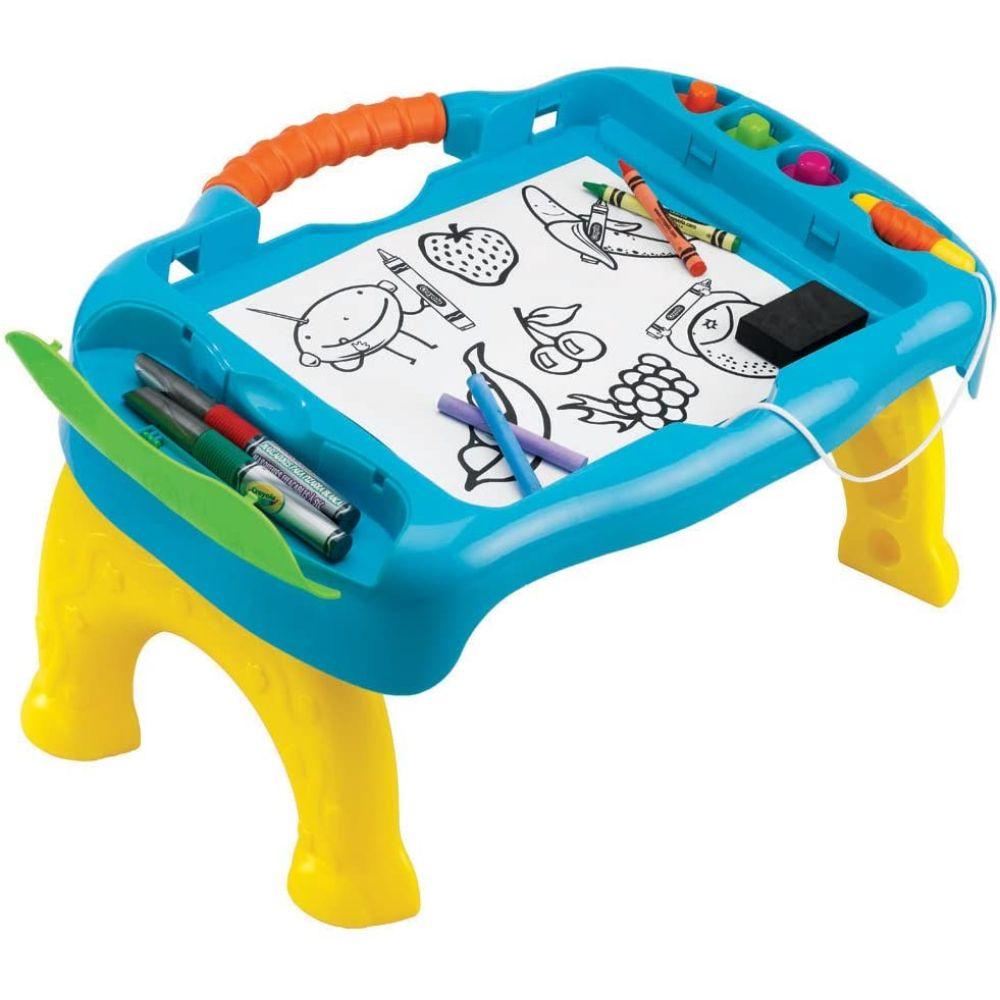 لعبة طاولة الرسم المتنقلة من كرايولا للأطفال  Crayola sit n draw travel table