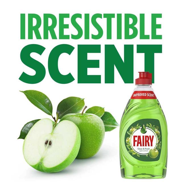 Fairy - Dishwashing Liquid Apple - 433ml - Pack Of 2 - SW1hZ2U6OTM3MDcy