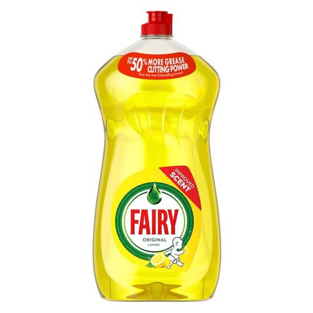 سائل غسيل أطباق فيري Fairy Dishwashing Liquid Lemon 1190ml - SW1hZ2U6OTM3MDM1