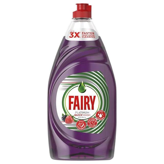 سائل غسيل أطباق فيري Fairy Dishwashing Liquid Quick Wash Wild Berry 820ml - SW1hZ2U6OTM2OTEx