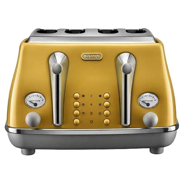 Delonghi Icona Capitals Kettle & Toaster - Yellow - SW1hZ2U6OTM2MjMy