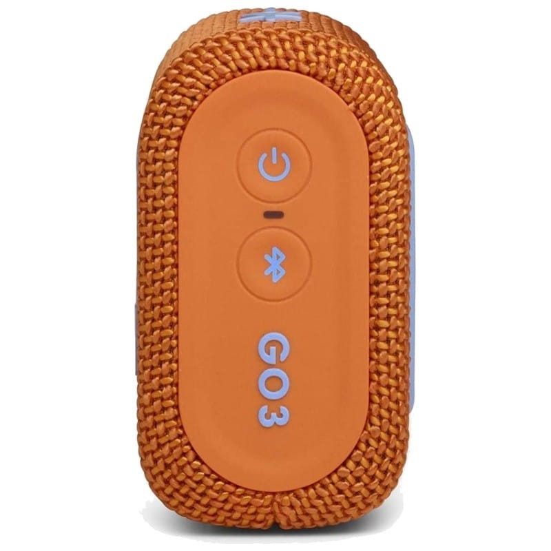 مكبر صوت بلوتوث JBL Go 3 Portable Bluetooth Speaker - برتقالي
