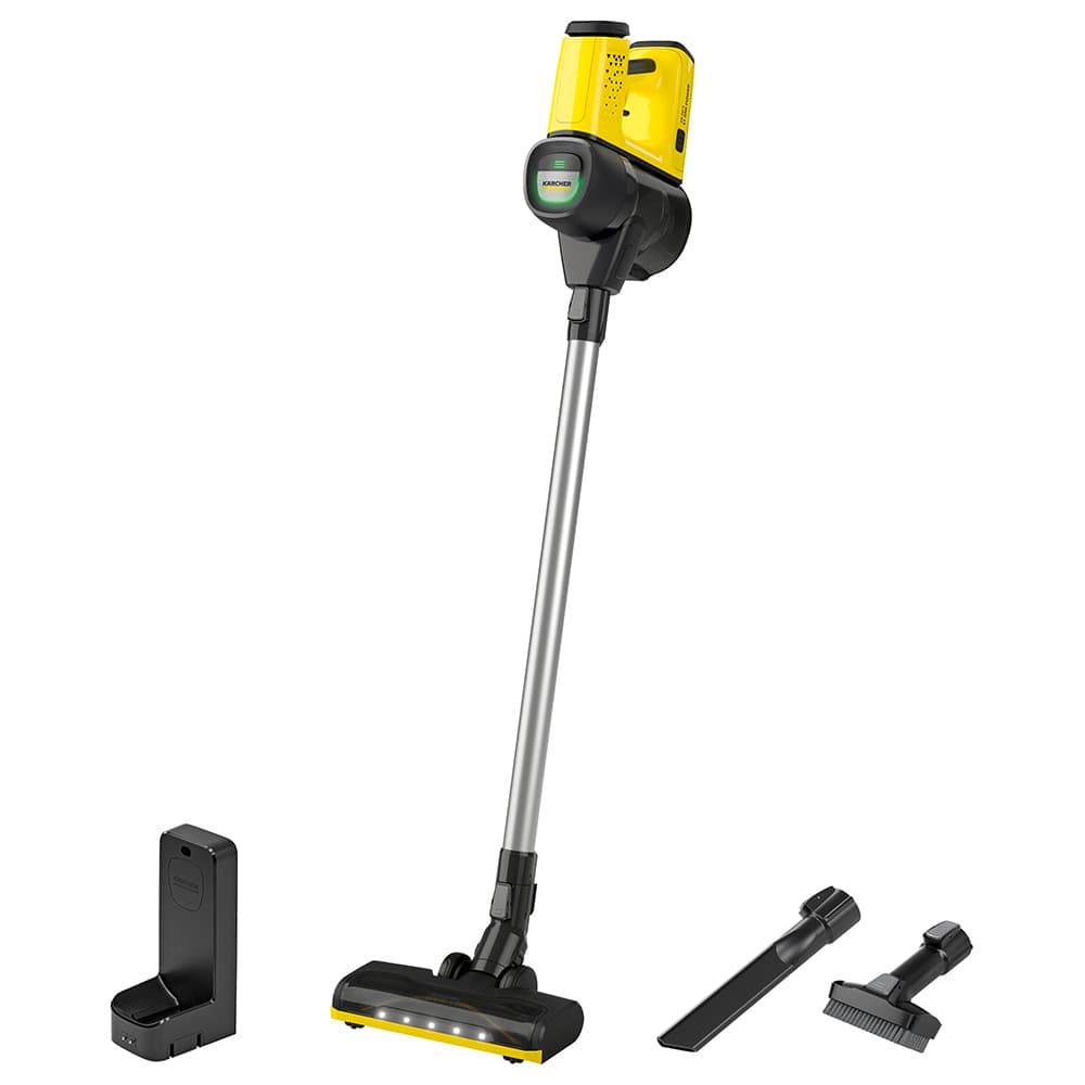 مكنسة كهربائية لاسلكية 250 وات اصفر كارشر Karcher VC 6 Cordless Vacuum
