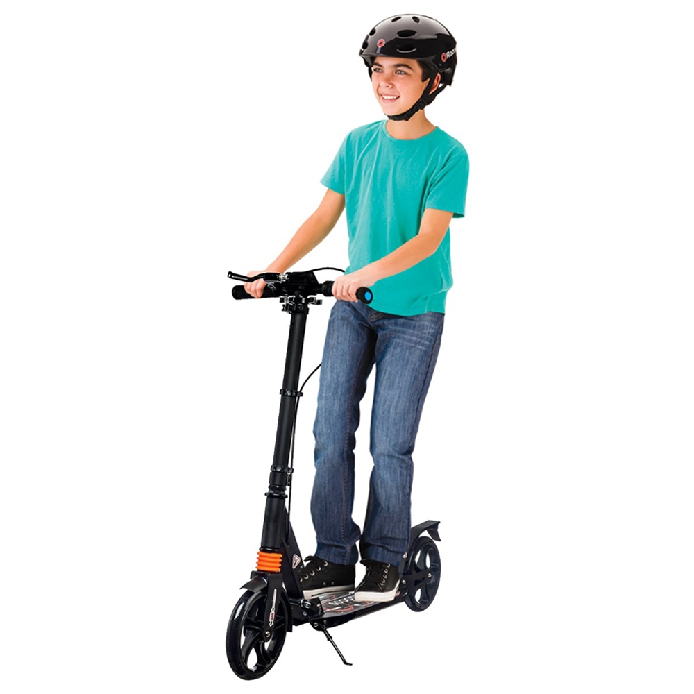 سكوتر بعجلتين ذكي للأطفال أسود ميجا ستار Megastar Megawheels Smart Kick Sports Scooter