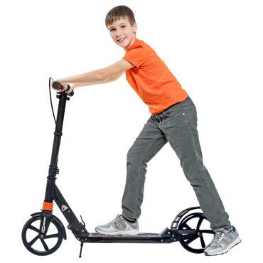 سكوتر بعجلتين ذكي للأطفال أسود ميجا ستار Megastar Megawheels Smart Kick Sports Scooter