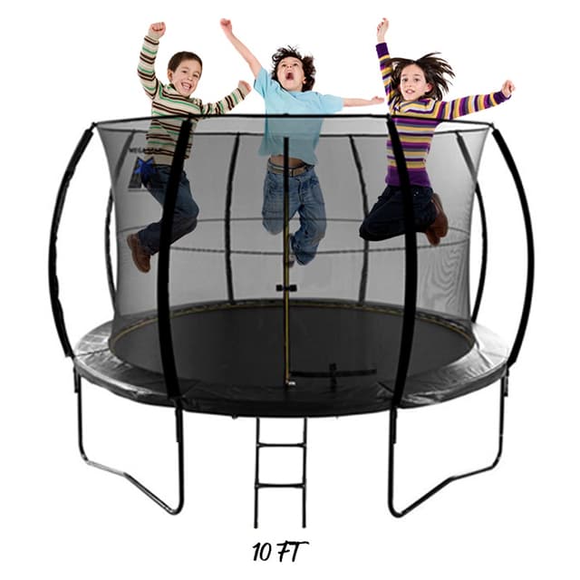 Order Megastar Jump N Bounce 10Ft Trampoline W/ Net Ladder Now